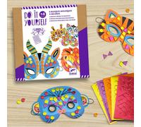 Creative kit Jungle animals 5 DJECO masks multicoloured