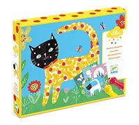 Small Dots Painting Set - by DJECO yellow medium solid wth design