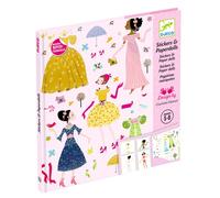 Djeco Dress Paper Dolls with Stickers - Dresses Through the Seasons