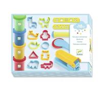 Djeco - Introduction to dough 4 tubes / 21 tools *