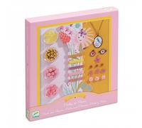 Djeco Jewellery Design And Creating Set - Pearls And Flowers