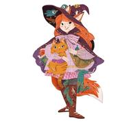 Djeco Jigsaw Puzzle Lily la Sorcière Magic Children's Puzzle 36 Pieces