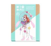 Djeco Make Your Own Mermaid Dreamcatcher - Children's Weaving Craft Kit