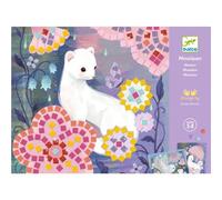 Djeco mosaic craft set forest animals - creative toys FSC MIX