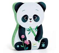 DJECO - P. Silhouette Leo the Panda Nestable Puzzles and Jigsaw Puzzles, Multicolor (37282)
