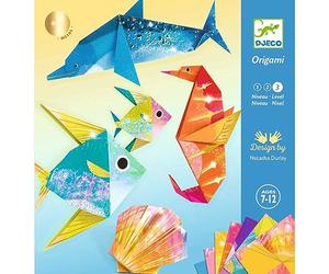 DJECO - Papiroflexia Origami Sea Animals (min. 2 pcs) Dolls and Figures (DJ08755)