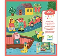 DJECO - Repositionable Stickers Animals (DJ09071)