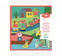 DJECO - Repositionable Stickers Animals (DJ09071)