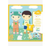 DJECO repositionable stickers yellow