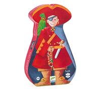 Djeco Silhouette 36 piece Jigsaw Puzzle - The Pirate and his Treasure