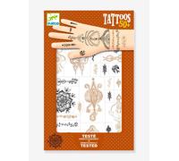 DJECO Souffle d'orient temporary tattoos orange