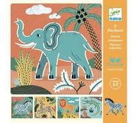 Djeco Stencils - Wild Animals
