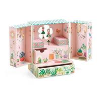 DJECO T&G 36087 Music Boxes Multi-Coloured | Safe Keepsake Storage, Velvet-Lined Compartments, Enchanting Experience for Boys and Girls, Ideal Birthday Gift