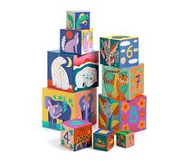 Djeco T&G Toy 10 Cubes Wild Animals