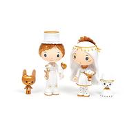 DJECO - Tinyly Marguerite & Léoplold Dolls Fashion and Accessories, Multicolor (36959)