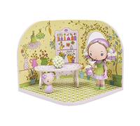 DJECO - Tinyly Rosalie Florist Dolls Fashion and Accessories, Multicoloured (36954)