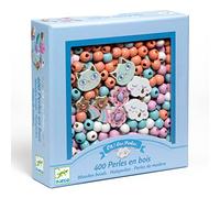 Djeco Wooden Rainbow Beads (DJ09823), 25 x 25 x 15 centimetres