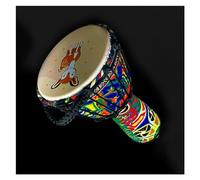 Djembe Drum 10.5-inch PVC Body African Drum Adult Professional African Hand Drum Instrument (Color : B)