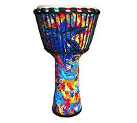 Djembe Drum 10inch Musical Instruments Hand Drums, Adult African Drums，Musician Gifts （sea blue）