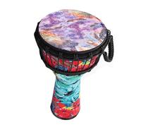 Djembe Drum 11-inch Handmade PVC African Drum Lightweight African Hand Drum Instrument (Color : C)