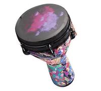 Djembe Drum 12-inch Adjustable PVC African Drum For Adult Beginners Professional Playing Hand Drum (Color : D)