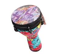 Djembe Drum 12-inch Adjustable PVC African Drum For Adult Beginners Professional Playing Hand Drum (Color : A)