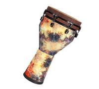 Djembe Drum 12-inch African Drum Solid Wood Laminated Body African Drum Adult Professional-grade Tambourine (Color : A)