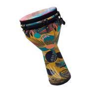 Djembe Drum 12-inch African Drummer Drum Screw Tuning Adult Beginner Solid Wood African Drum Instrument (Color : E)