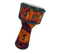 Djembe Drum 8-inch African Drum Solid Wood Composite Carbon Fiber African Drum Adult Hand Drum Instrument (Color : A)