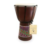 Djembe Drum Bongo Congo African Wood Drum - MED SIZE- 12" High - Professional Sound - NOT MADE IN CHINA Painted