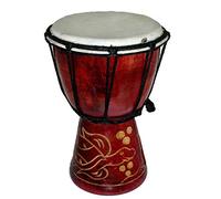 Djembe Drum Carved Bongo African inspired music beginners for kids and adults also a unique gifting idea. Carver Abstract Elephant Giraffe Turtle. (8 Inch, Turtle)