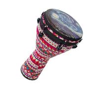 Djembe Drum Large 12-inch African Drum PVC Drum Body African Drum Playing Type African Percussion Drum (Color : A)