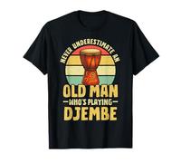 Djembe Drum Old Man Djembe Drumming T-Shirt