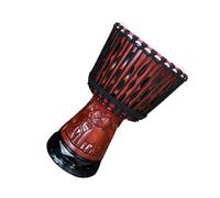 Djembe Drum Standard 10-inch Mahogany Goatskin African Drum Adult Stage Performance African Tambourine (Color : D)