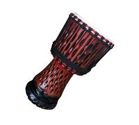 Djembe Drum Standard 10-inch Mahogany Goatskin African Drum Adult Stage Performance African Tambourine (Color : E)