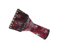 Djembe Drum Standard 12-inch Playing African Goatskin Drum Skin African Tambourine Adult Beginner Hand Drum (Color : D)