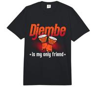 Djembe is My Only Friend Percussion Instrument Drums Djembe Comfort Colors Adult Heavyweight T-Shirt