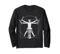 Djembe Marching Band DA Vinci Drummer Vintage Long Sleeve T-Shirt