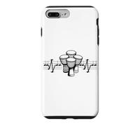 Djembé Notes ECG Heartbeat Drum Africa Ethnic Percussion Case for iPhone 7 Plus/8 Plus