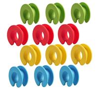 djgkENVQ Coat Hooks, Round Hanger Anti-Slip Ring Nonslip Hangers Wind-Proof Rack Buckle Antiy