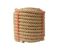 DJHGNFRDK Polyester Rope, Twisted Manila Jute Rope, diameter 10-28 mm, length 10-100 meters(D 12mm/0.47",L 60m/196ft)