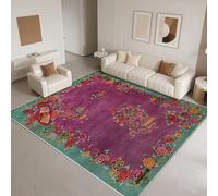 DJHWWD Anti Slip Bedside Rugs 120x170cm,Chinese Style for Office,Fireplaces,Hallway Rose Pink