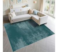 DJHWWD Cozy Machine Washable Rugs For Living Room 140x200cm, Green Abstract and minimalist design boys' rooms in the
