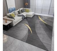 DJHWWD Girls Bedroom Rug Lounge art deco and modernist carpets 120x160CM Conservatory gray. Yellow modern minimalist carpet Bed Room For Floor
