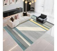 DJHWWD Non-Fading Mats And Rugs 170x240cm, Blue Grey Very Large Rugs Modern geometry for dining rooms and kitchens