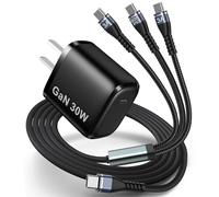 DJI 30W PD 3-in-1 USB-C Fast Charger for Neo, Mini 4 Pro, Mini 3 Pro/3, 2 SE, Avata, Air 3, 2S Drones - 5FT