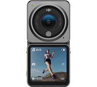 DJI Action 2 Dual-Screen Combo WITHOUT Magnetic Protective Case (32GB), 4K Action Camera with Dual OLED Touchscreens, 155° FOV, Magnetic Attachments, Stabilization Technology, Underwater Camera Ideal