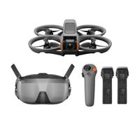 DJI Avata 2 Fly Smart Combo (Three Batteries), FPV Drone with Camera 4K, Immersive Experience, One-Push Acrobatics, Built-in Propeller Guard, 155° FOV, Camera Drone with Goggles N3 and RC Motion 3
