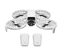 DJI Flip Two-Battery Combo Without Screen Remote Controller, Under 249 g | Drone With 4K UHD Camera for Adults, Palm Takeoff, Auto Return, Intelligent Flight, 2 Batteries