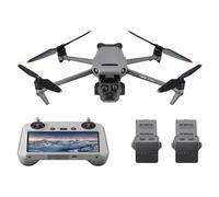 DJI Mavic 3 Pro Fly More Combo with DJI RC (screen remote controller), Flagship Triple-Camera Drone with 4/3 CMOS Hasselblad Camera, 15km Video Transmission, three Batteries, Charging Hub, and more